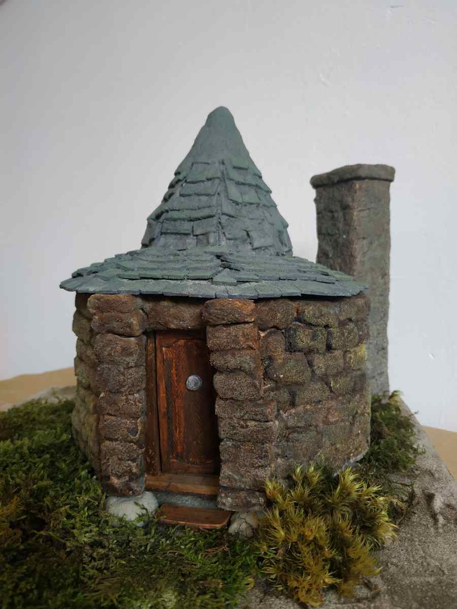 Diorama cabane d'Hagrid